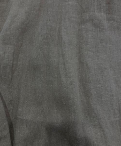mizuiro-ind（ミズイロインド）mizuiro-ind (ミズイロインド) リネンシャツワンピース ベージュ サイズ:Freeの古着・服飾アイテム