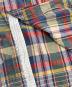 中古・古着 POLO RALPH LAUREN (ポロ・ラルフローレン) リペア加工パッチワークチェックシャツ ネイビー サイズ:L：7000円