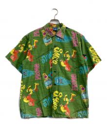PRIMO BEER by Sun Surf（サンサーフ）の古着「総柄シャツ」｜グリーン