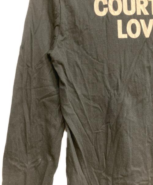 Hysteric Glamour（ヒステリックグラマー）Hysteric Glamour (ヒステリックグラマー) COURTNEY LOVE HELLO BOYS pt T-SH ブラック サイズ:Sの古着・服飾アイテム