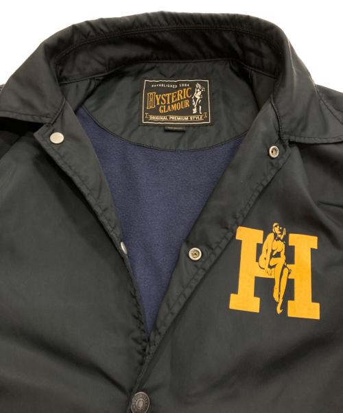 Hysteric Glamour（ヒステリックグラマー）Hysteric Glamour (ヒステリックグラマー) I WISH I COULD MEET ELVIS COACH JACKET ブラック サイズ:Mの古着・服飾アイテム