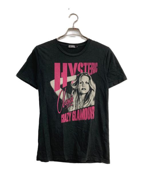 Hysteric Glamour（ヒステリックグラマー）Hysteric Glamour (ヒステリックグラマー) ヒスガールプリントTシャツ ブラック サイズ:Sの古着・服飾アイテム