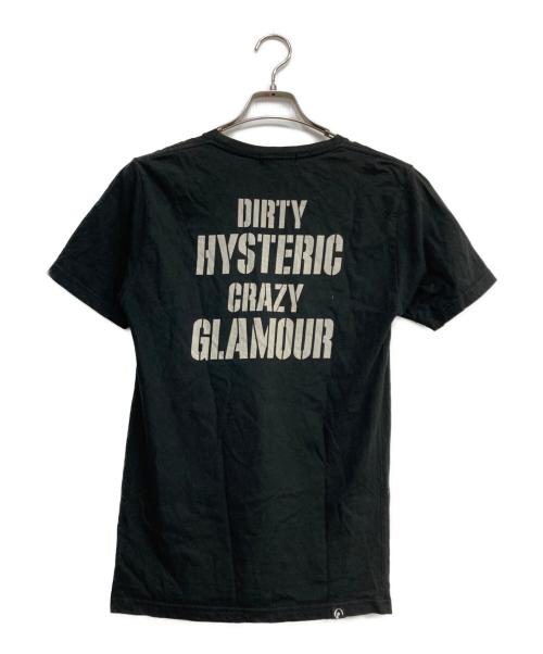 Hysteric Glamour（ヒステリックグラマー）Hysteric Glamour (ヒステリックグラマー) ヒスガールプリントTシャツ ブラック サイズ:Sの古着・服飾アイテム