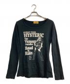 Hysteric Glamourヒステリックグラマー）の古着「The Venom Paradise カットソー」｜ブラック