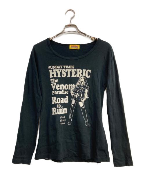 Hysteric Glamour（ヒステリックグラマー）Hysteric Glamour (ヒステリックグラマー) The Venom Paradise カットソー ブラック サイズ:Freeの古着・服飾アイテム