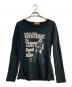 Hysteric Glamour（ヒステリックグラマー）の古着「The Venom Paradise カットソー」｜ブラック