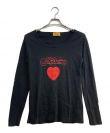 Hysteric Glamour（ヒステリックグラマー）の古着「SCHOOL GIRL FUNK カットソー」｜ブラック