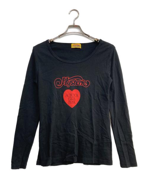 Hysteric Glamour（ヒステリックグラマー）Hysteric Glamour (ヒステリックグラマー) SCHOOL GIRL FUNK カットソー ブラック サイズ:Freeの古着・服飾アイテム
