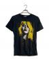 Hysteric Glamour（ヒステリックグラマー）の古着「COURTNEY LOVE / DIRTY BLONDE Tシャツ」｜ブラック