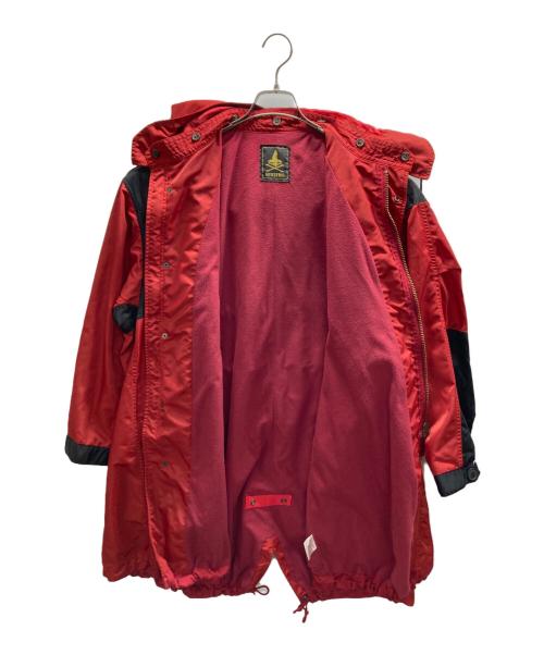 Hysteric Glamour（ヒステリックグラマー）Hysteric Glamour (ヒステリックグラマー) エアフォースTRIANGLE WOMAN フーデッドシェラコート レッド サイズ:FREEの古着・服飾アイテム