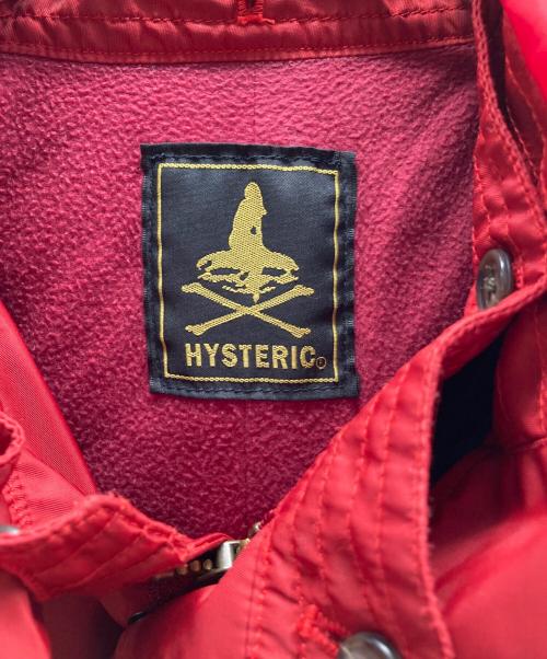 Hysteric Glamour（ヒステリックグラマー）Hysteric Glamour (ヒステリックグラマー) エアフォースTRIANGLE WOMAN フーデッドシェラコート レッド サイズ:FREEの古着・服飾アイテム