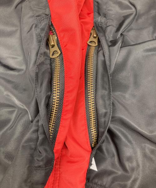 Hysteric Glamour（ヒステリックグラマー）Hysteric Glamour (ヒステリックグラマー) エアフォースTRIANGLE WOMAN フーデッドシェラコート レッド サイズ:FREEの古着・服飾アイテム