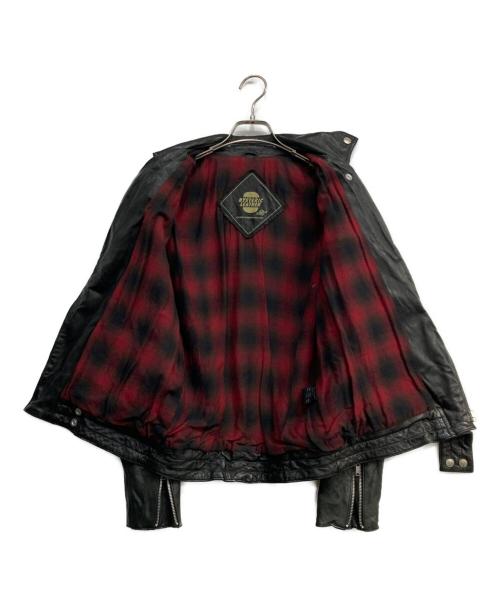 Hysteric Glamour（ヒステリックグラマー）Hysteric Glamour (ヒステリックグラマー) ダブルライダースジャケット ブラック サイズ:Mの古着・服飾アイテム