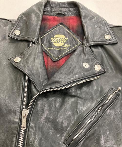 Hysteric Glamour（ヒステリックグラマー）Hysteric Glamour (ヒステリックグラマー) ダブルライダースジャケット ブラック サイズ:Mの古着・服飾アイテム