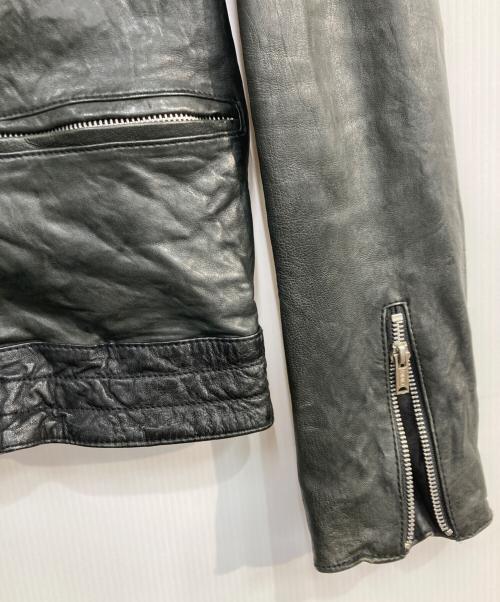 Hysteric Glamour（ヒステリックグラマー）Hysteric Glamour (ヒステリックグラマー) ダブルライダースジャケット ブラック サイズ:Mの古着・服飾アイテム