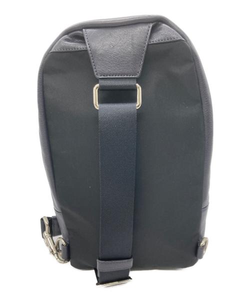 COACH（コーチ）COACH (コーチ) レザーショルダーバッグ ネイビーの古着・服飾アイテム