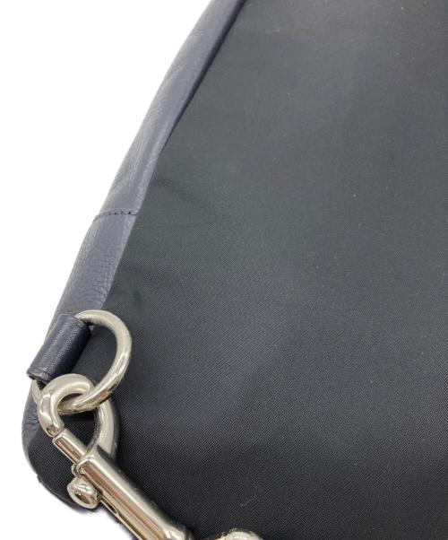 COACH（コーチ）COACH (コーチ) レザーショルダーバッグ ネイビーの古着・服飾アイテム