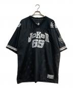 Joker Brandジョーカー・ブランド）の古着「フットボールゲームシャツ」｜ブラック