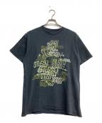 stussyステューシー）の古着「ロゴTEE」｜ブラック