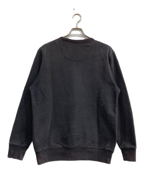 stussy（ステューシー）stussy (ステューシー) ワッペンクルーネックスウェット ブラック サイズ:Lの古着・服飾アイテム