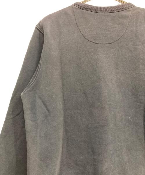 stussy（ステューシー）stussy (ステューシー) ワッペンクルーネックスウェット ブラック サイズ:Lの古着・服飾アイテム