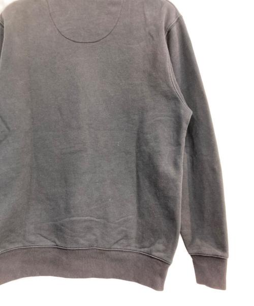 stussy（ステューシー）stussy (ステューシー) ワッペンクルーネックスウェット ブラック サイズ:Lの古着・服飾アイテム