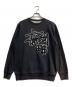 stussy（ステューシー）の古着「ワッペンクルーネックスウェット」｜ブラック