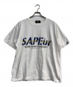 SAPEur×MASATOSHI HAMADAサプール×マサトシ ハマダ）の古着「WOW WAR TONIGHT H Jungle With t Tシャツ」｜ホワイト