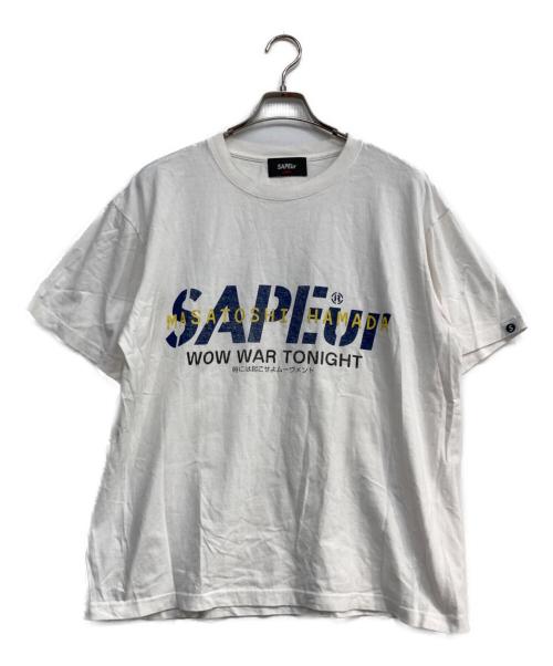 SAPEur（サプール）SAPEur (サプール) MASATOSHI HAMADA (マサトシ ハマダ) WOW WAR TONIGHT H Jungle With t Tシャツ ホワイト サイズ:Lの古着・服飾アイテム