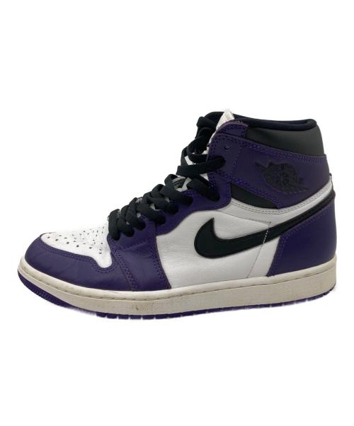 NIKE（ナイキ）NIKE (ナイキ) AIR JORDAN RETRO 1 HIGH OG パープル サイズ:26.5cmの古着・服飾アイテム