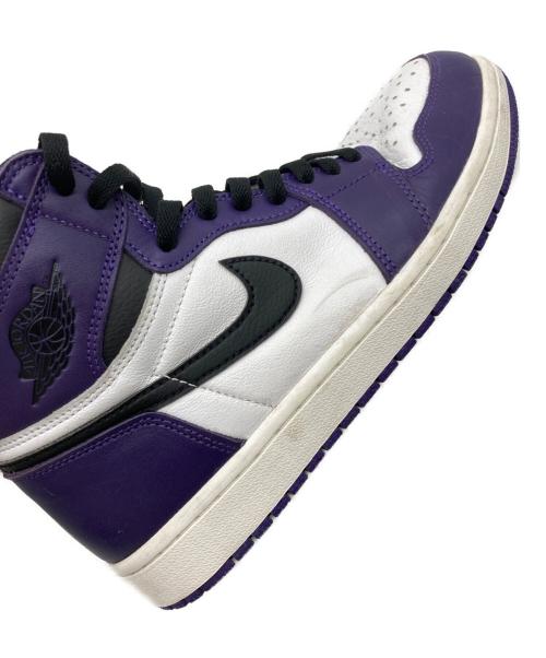 NIKE（ナイキ）NIKE (ナイキ) AIR JORDAN RETRO 1 HIGH OG パープル サイズ:26.5cmの古着・服飾アイテム