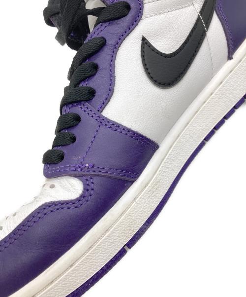NIKE（ナイキ）NIKE (ナイキ) AIR JORDAN RETRO 1 HIGH OG パープル サイズ:26.5cmの古着・服飾アイテム