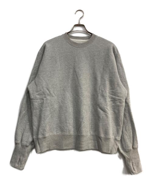 Unlikely（アンライクリー）Unlikely (アンライクリー) Simple Sweat Crew グレー サイズ:Mの古着・服飾アイテム