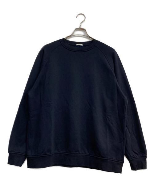 COMOLI（コモリ）COMOLI (コモリ) ナイロンコットン裏毛 長袖クルー ネイビー サイズ:3の古着・服飾アイテム