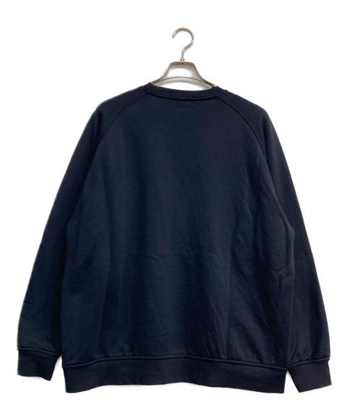 COMOLI（コモリ）COMOLI (コモリ) ナイロンコットン裏毛 長袖クルー ネイビー サイズ:3の古着・服飾アイテム