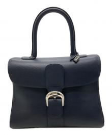 DELVAUX（デルヴォー）の古着「BRILLANTハンドバッグ」｜ネイビー
