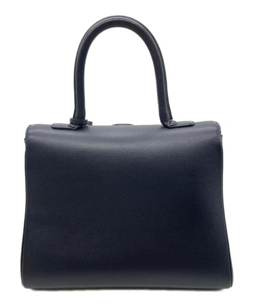 DELVAUX（デルヴォー）DELVAUX (デルヴォー) BRILLANTハンドバッグ ネイビーの古着・服飾アイテム