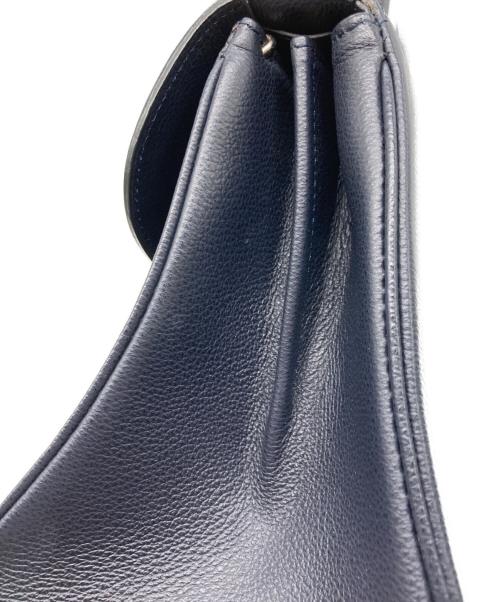 DELVAUX（デルヴォー）DELVAUX (デルヴォー) BRILLANTハンドバッグ ネイビーの古着・服飾アイテム