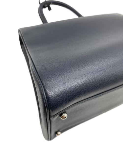 DELVAUX（デルヴォー）DELVAUX (デルヴォー) BRILLANTハンドバッグ ネイビーの古着・服飾アイテム