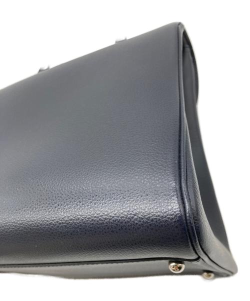 DELVAUX（デルヴォー）DELVAUX (デルヴォー) BRILLANTハンドバッグ ネイビーの古着・服飾アイテム