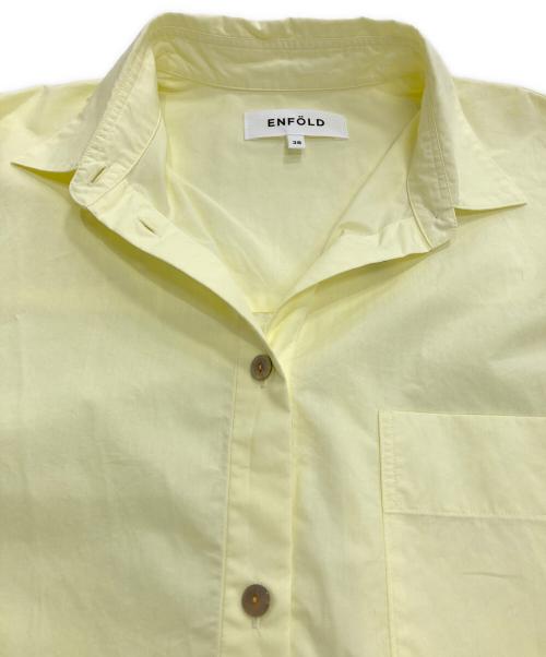 ENFOLD（エンフォルド）ENFOLD (エンフォルド) SPRING BASIC SHIRT イエロー サイズ:M (38)の古着・服飾アイテム