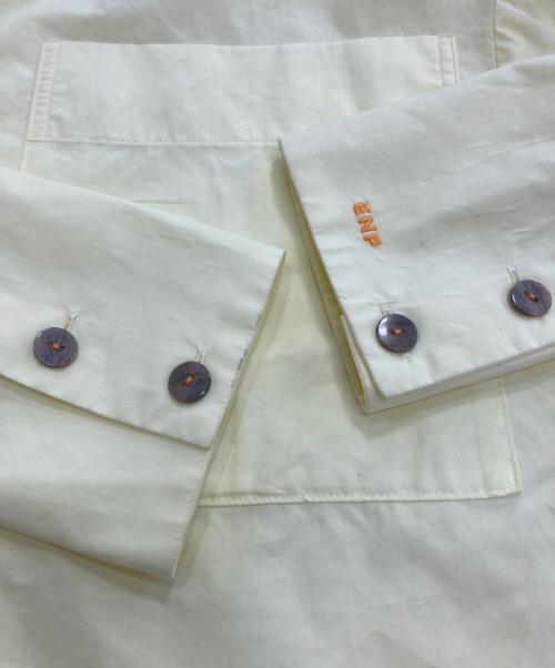 ENFOLD（エンフォルド）ENFOLD (エンフォルド) SPRING BASIC SHIRT イエロー サイズ:M (38)の古着・服飾アイテム