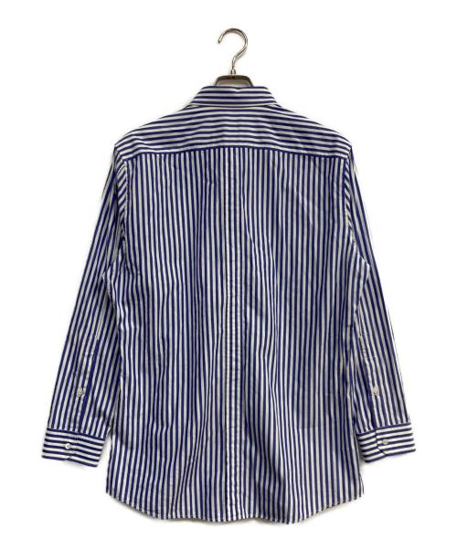 GUCCI（グッチ）GUCCI (グッチ) スリムストライプシャツ ホワイト×ブルー サイズ:42の古着・服飾アイテム