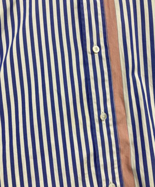 GUCCI（グッチ）GUCCI (グッチ) スリムストライプシャツ ホワイト×ブルー サイズ:42の古着・服飾アイテム