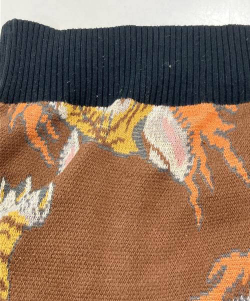 WACKO MARIA（ワコマリア）WACKO MARIA (ワコマリア) タイガー柄 JACQUARD CREW NECK SWEATER ブラウン サイズ:Mの古着・服飾アイテム