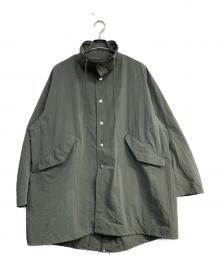 THE SHINZONE（ザ シンゾーン）の古着「Nylon Polyester Fish Tail Mods Coat」｜グリーン