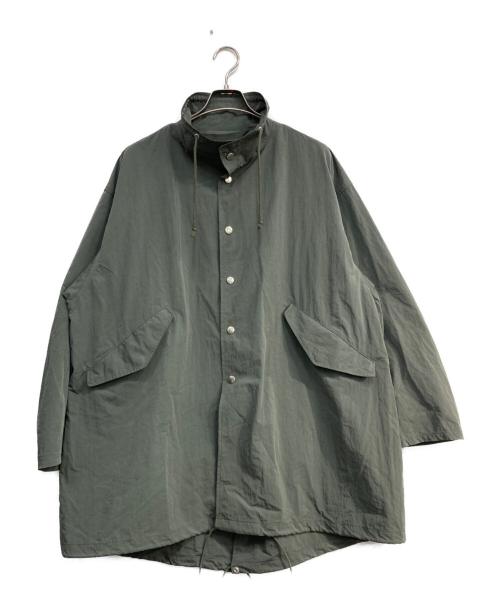 THE SHINZONE（ザ シンゾーン）THE SHINZONE (ザ シンゾーン) Nylon Polyester Fish Tail Mods Coat グリーン サイズ:36の古着・服飾アイテム
