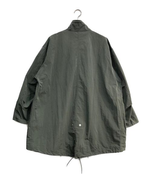THE SHINZONE（ザ シンゾーン）THE SHINZONE (ザ シンゾーン) Nylon Polyester Fish Tail Mods Coat グリーン サイズ:36の古着・服飾アイテム