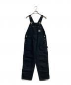 CarHarttカーハート）の古着「DUCK BIB OVERALLS」｜ブラック