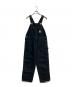 CarHartt（カーハート）の古着「DUCK BIB OVERALLS」｜ブラック